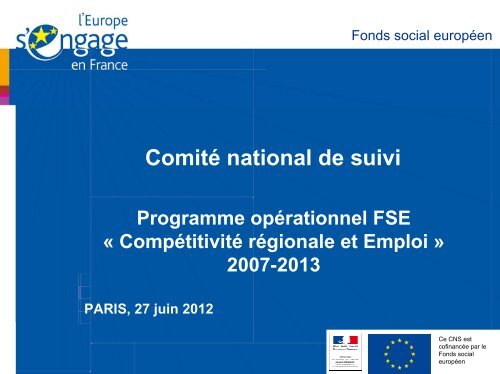 Le Village des Initiatives FSE 2012 - Fonds Social EuropÃ©en en ...