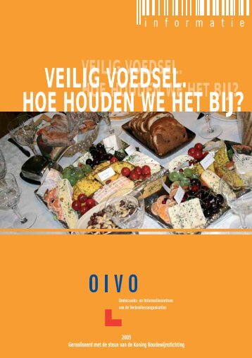 VEILIG VOEDSEL. HOE HOUDEN WE HET BIJ? - Crioc