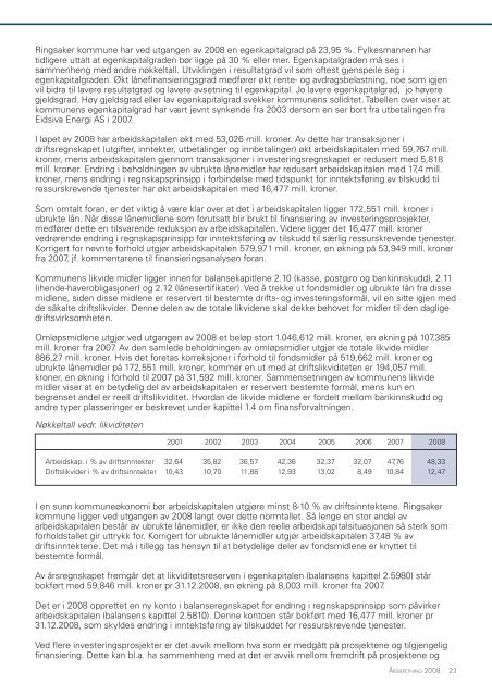 Ãrsberetning 2008.pdf - Ringsaker kommune