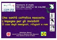 Una sanitÃ  cattolica nascosta. L'impegno per gli invisibili!