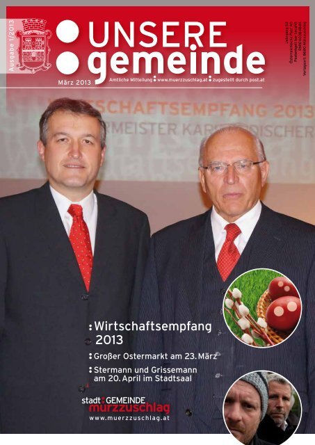 Wirtschaftsempfang 2013 - Stadtgemeinde MÃ¼rzzuschlag