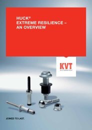 HUCK ® Product-Overview - KVT-Fastening GmbH