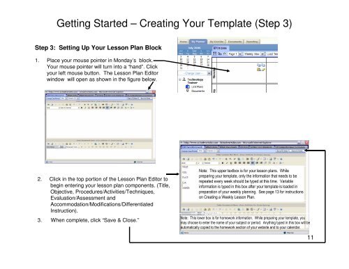 Oncourse Lesson Plan User Guide