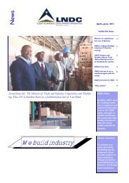 Jul - Sep 2011 - Lesotho National Development Corporation