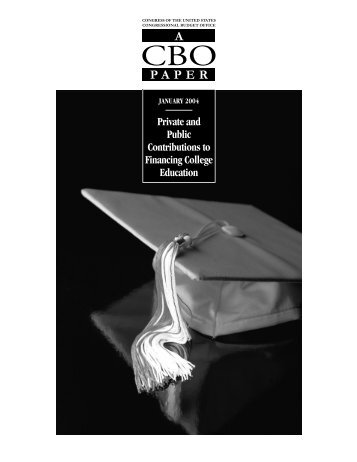 040123 cbo education.. - The Gateway to the US Labor Market