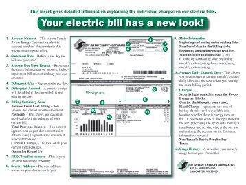 Your electric bill has a new look! - Scenic Rivers Energy Cooperative