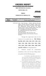 ORDER SHEET - Islamabad High Court