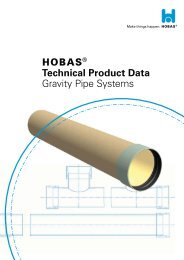 HOBAS Gravity Pipe Systems Technical Product Data