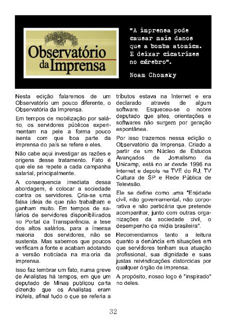 Observatorio do Analista em Revista 5 edição