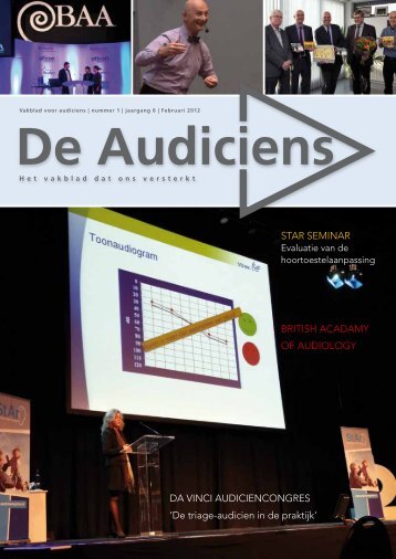 Star Seminar britiSh acadamy of audiology da Vinci ... - De Audiciens