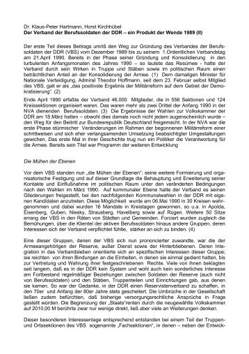 Dr. Klaus-Peter Hartmann, Horst KirchhÃ¼bel Der ... - AGGI-INFO.DE