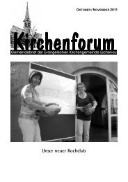 Kirchenforum 2011-1011 - Evangelische Kirchengemeinde Eschenau