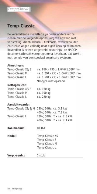 Randapparatuur - temp-rite international