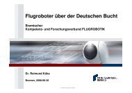 Flugroboter Ã¼ber der Deutschen Bucht