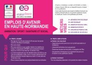 Flyer Emplois d'Avenir - DRJSCS