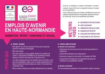 Flyer Emplois d'Avenir - DRJSCS