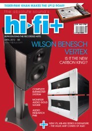 Wilson Benesch Vertex loudspeakers - Evalitec