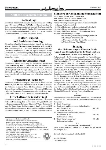 Stadtspiegel 22-12.pdf - Stadt Limbach-Oberfrohna