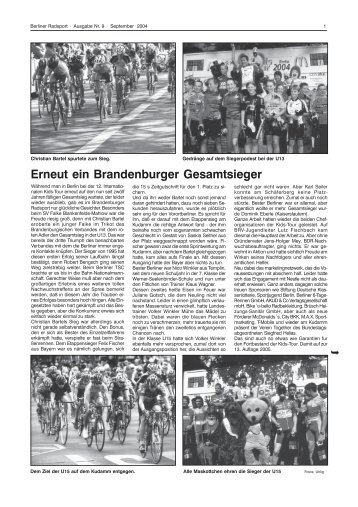 Erneut ein Brandenburger Gesamtsieger - Berliner Radsport ...