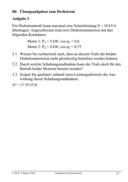 R - Grundlagen der Elektrotechnik - Prof. Palme