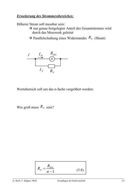 R - Grundlagen der Elektrotechnik - Prof. Palme