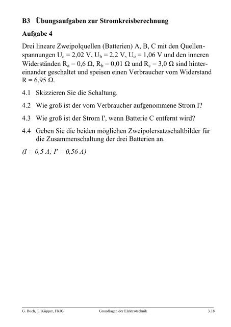 R - Grundlagen der Elektrotechnik - Prof. Palme