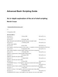 Advanced Bash-Scripting Guide - Linux-France