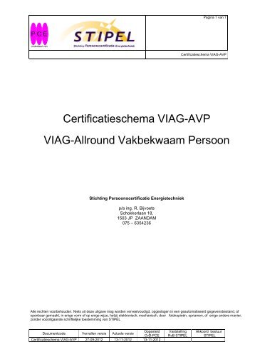 VIAG Allround Vakbekwaam Persoon - Stipel