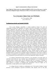 La croyance.pdf - Univ-provence