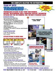 our catalog order form - Travers Tool Company, Inc.