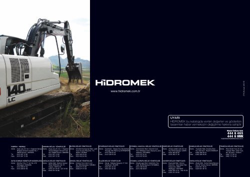 140 LC Gen Serisi - TÃ¼rkÃ§e Katalog - Hidromek