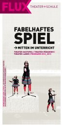 Progammheft 012/013 - Theater und Schule