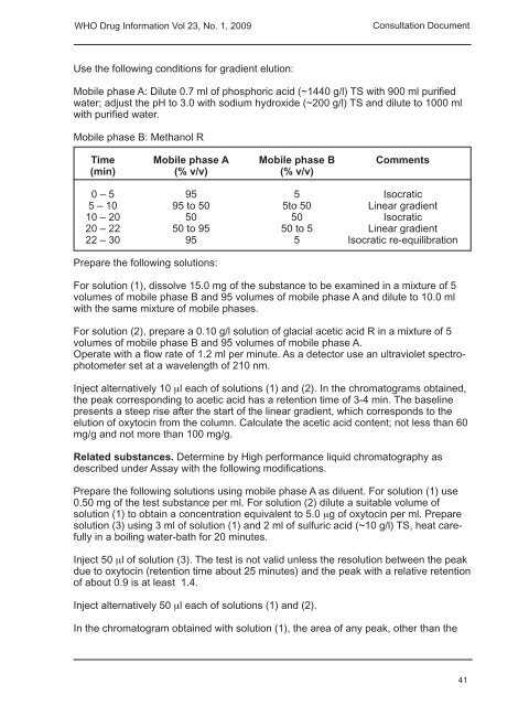 WHO Drug Information Vol. 23, No. 1, 2009 - World Health ...