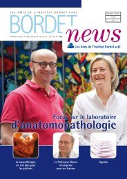 d'anatomopathologie - Institut Jules Bordet Instituut