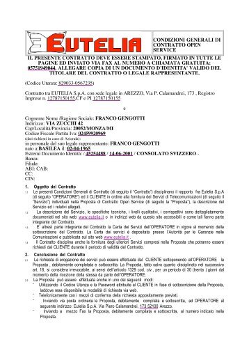 EUTELIA S.p.A. - Contratto Open Service.pdf - Cheapnet