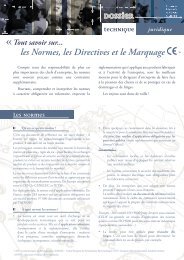 les Normes, les Directives et le Marquage - crma limousin