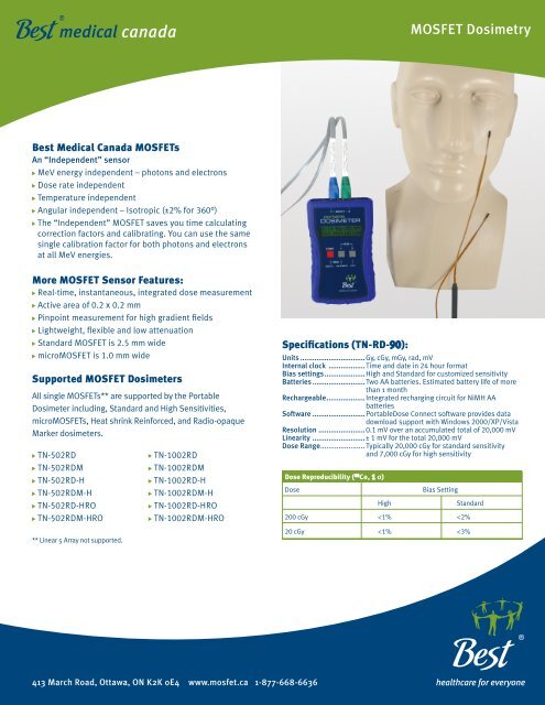 Portable Dosimeter TN-RD-90