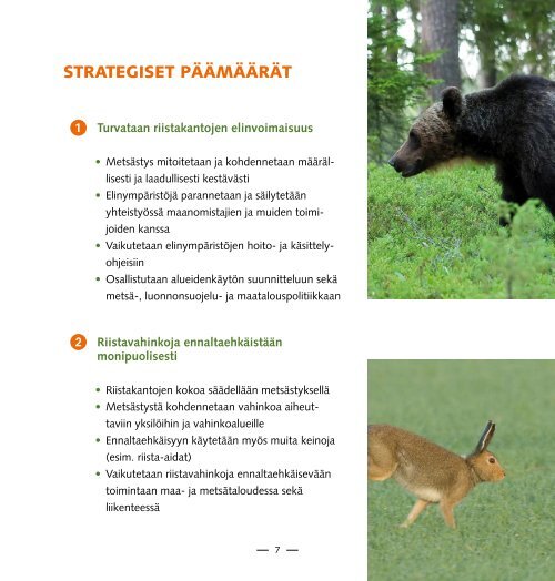 julkisen riistakonsernin strategia - Maa- ja metsätalousministeriö