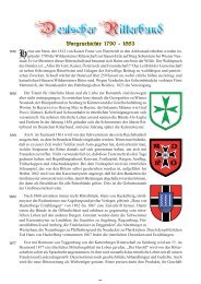 Historie - Deutscher Ritterbund