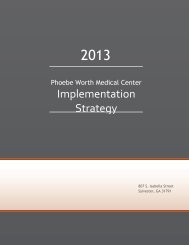 Implementation Strategy - Phoebe Putney Memorial Hospital