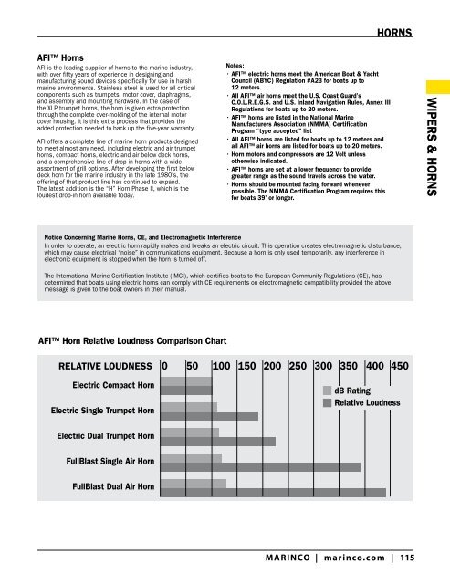 Full Line Product Catalog Full Line P rod uct C atalog - Marine Office