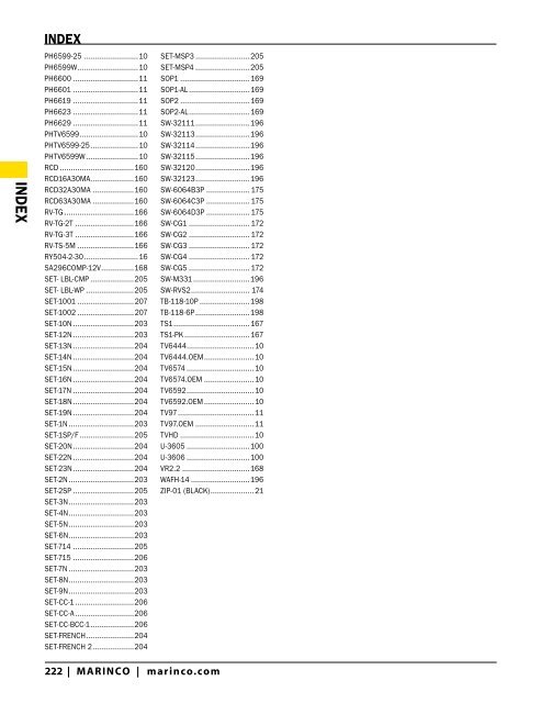 Full Line Product Catalog Full Line P rod uct C atalog - Marine Office