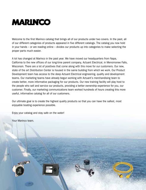 Full Line Product Catalog Full Line P rod uct C atalog - Marine Office