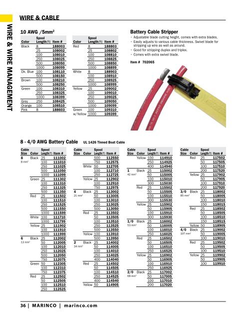 Full Line Product Catalog Full Line P rod uct C atalog - Marine Office