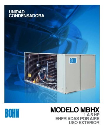 MODELO MBHX - Bohn