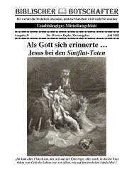 Als Gott sich erinnerte - Dr-Papke.de