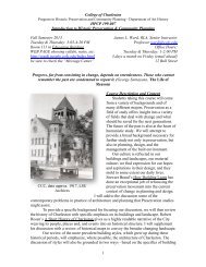 1) HPCP 199 Introduction to Historic Preservation - Home Page