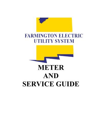 METER AND SERVICE GUIDE - City of Farmington