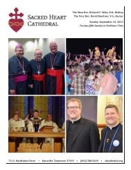 Bulletin - Sacred Heart Cathedral