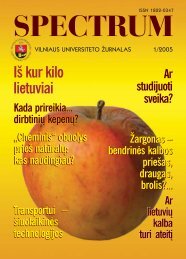 PDF versija - VU naujienos - Vilniaus universitetas